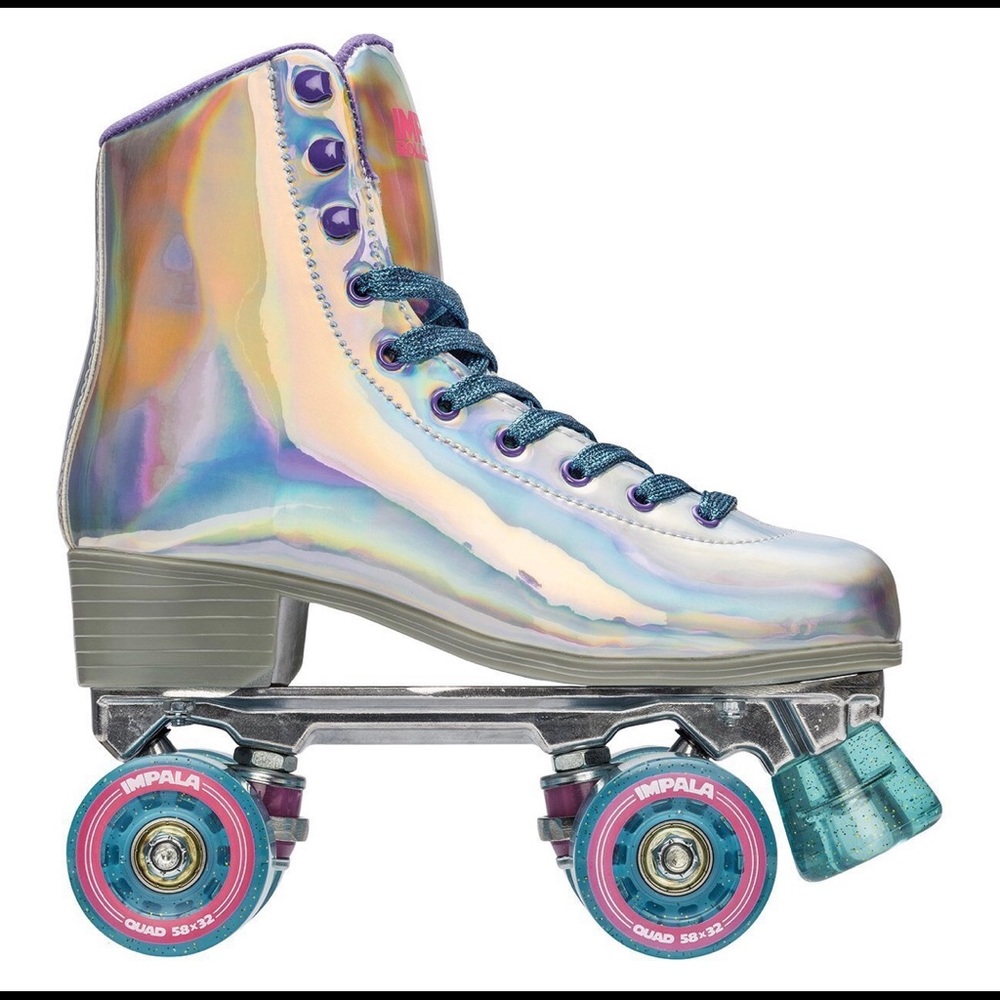 New IMPALA QUAD SKATE - HOLOGRAPHIC Women 7 - NWT
